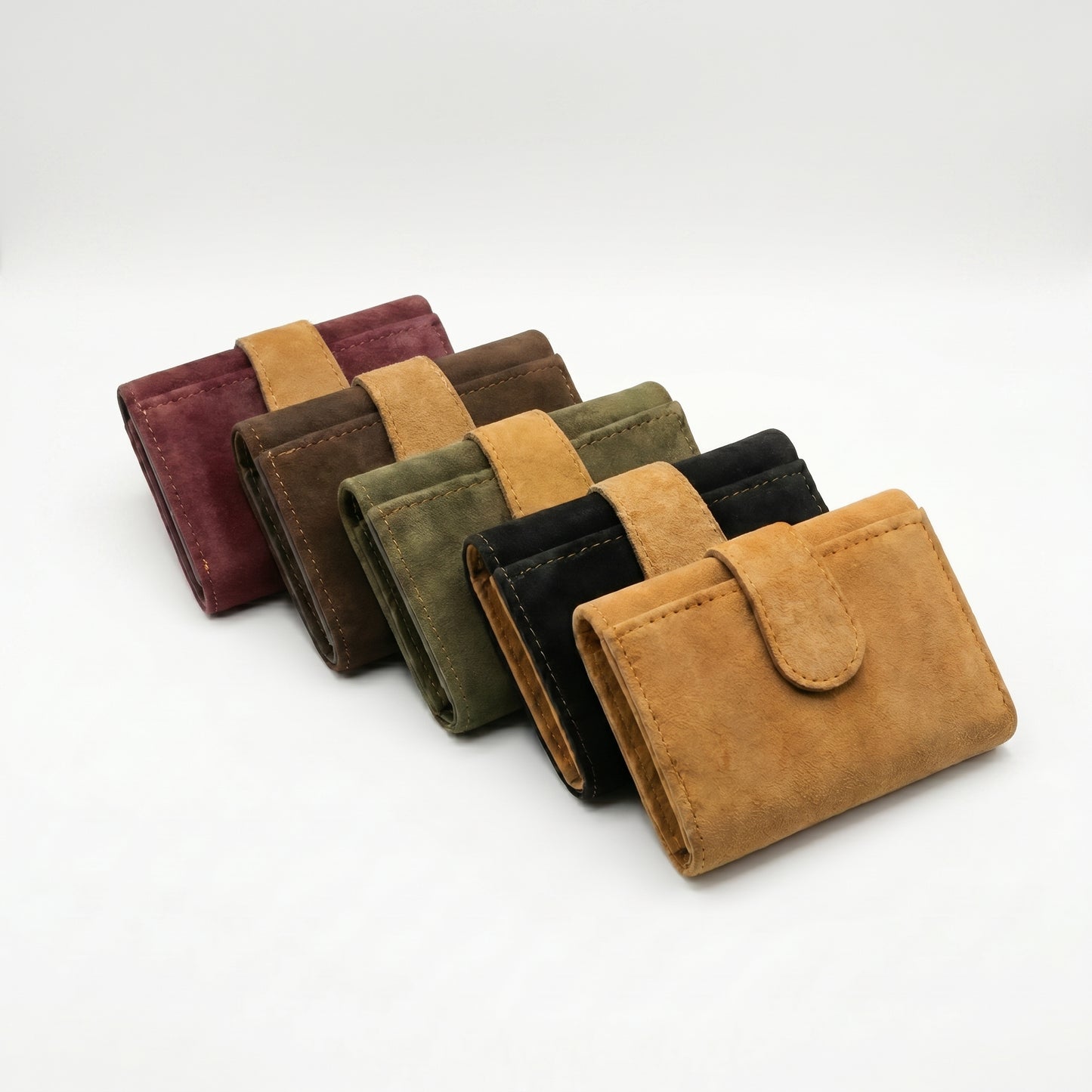 Burgundy Trifold Wallet