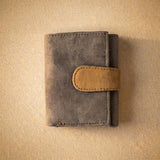 Grey Trifold Wallet