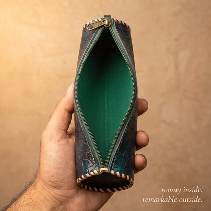 Forest-Ink Petal Pouch