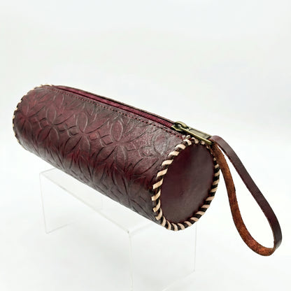 Burgundy Petal Pouch