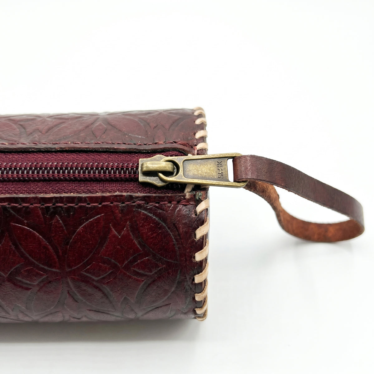 Burgundy Petal Pouch