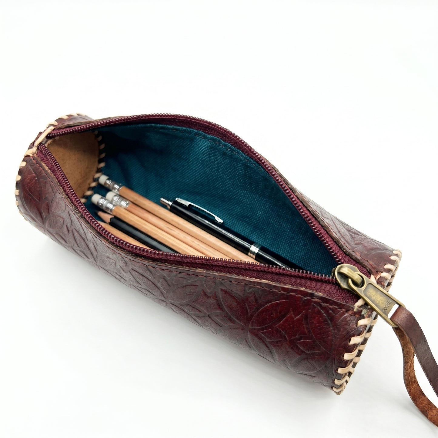 Burgundy Petal Pouch