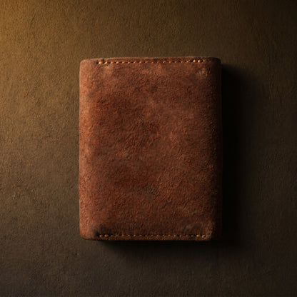 Burgundy Trifold Wallet