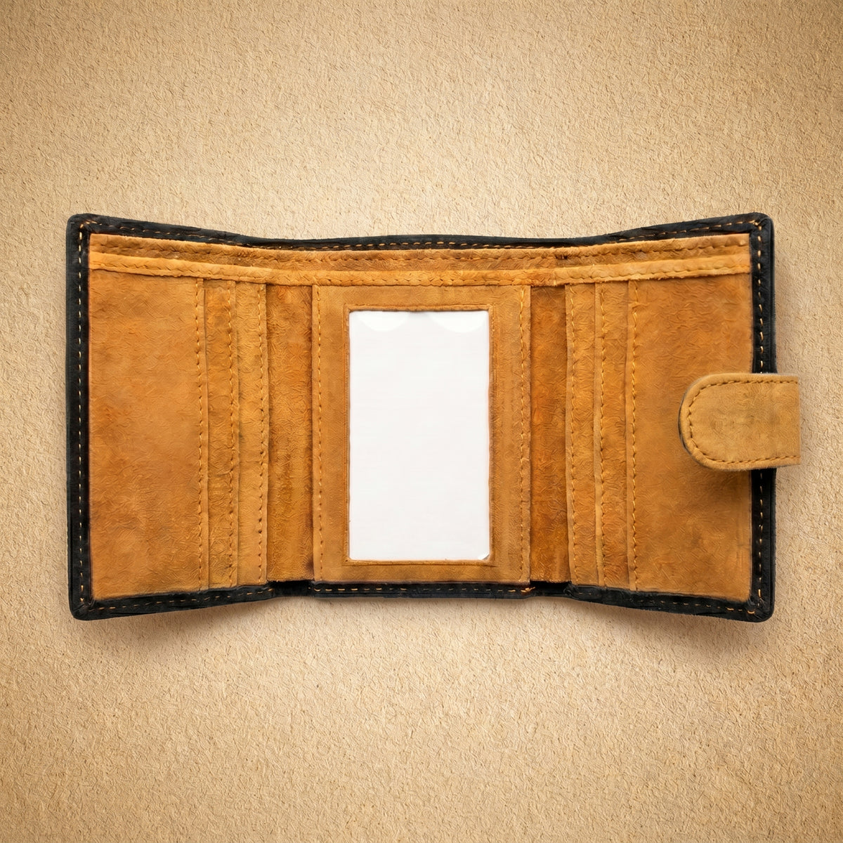 Navy Trifold Wallet
