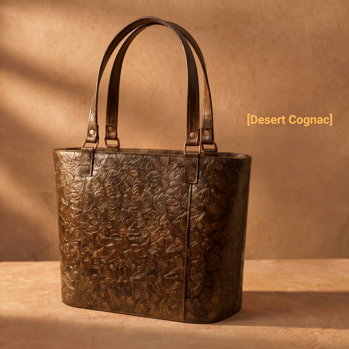 Desert Cognac Mughal Tote