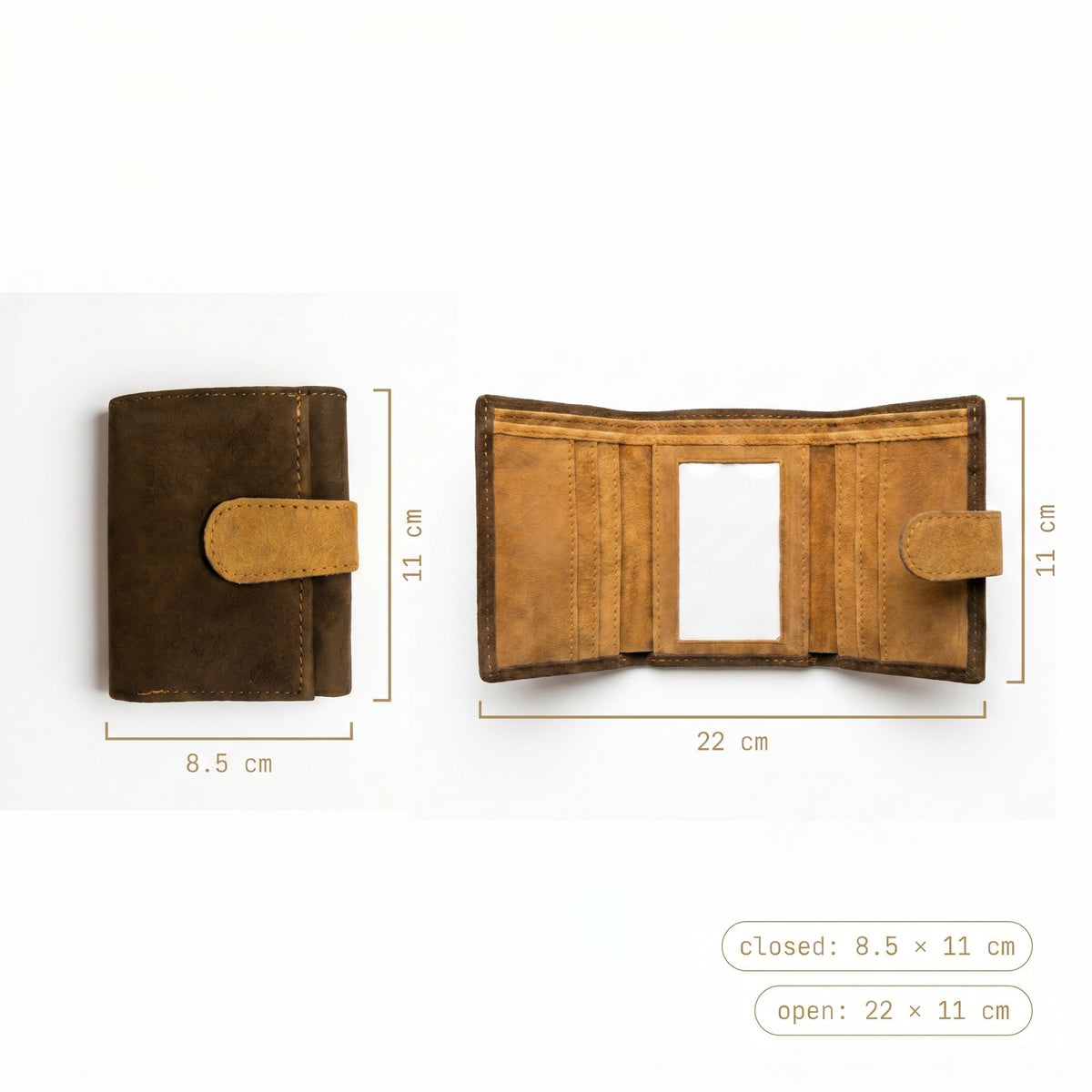 Coffee Trifold Wallet