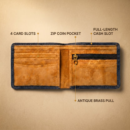 Navy Bifold Wallet