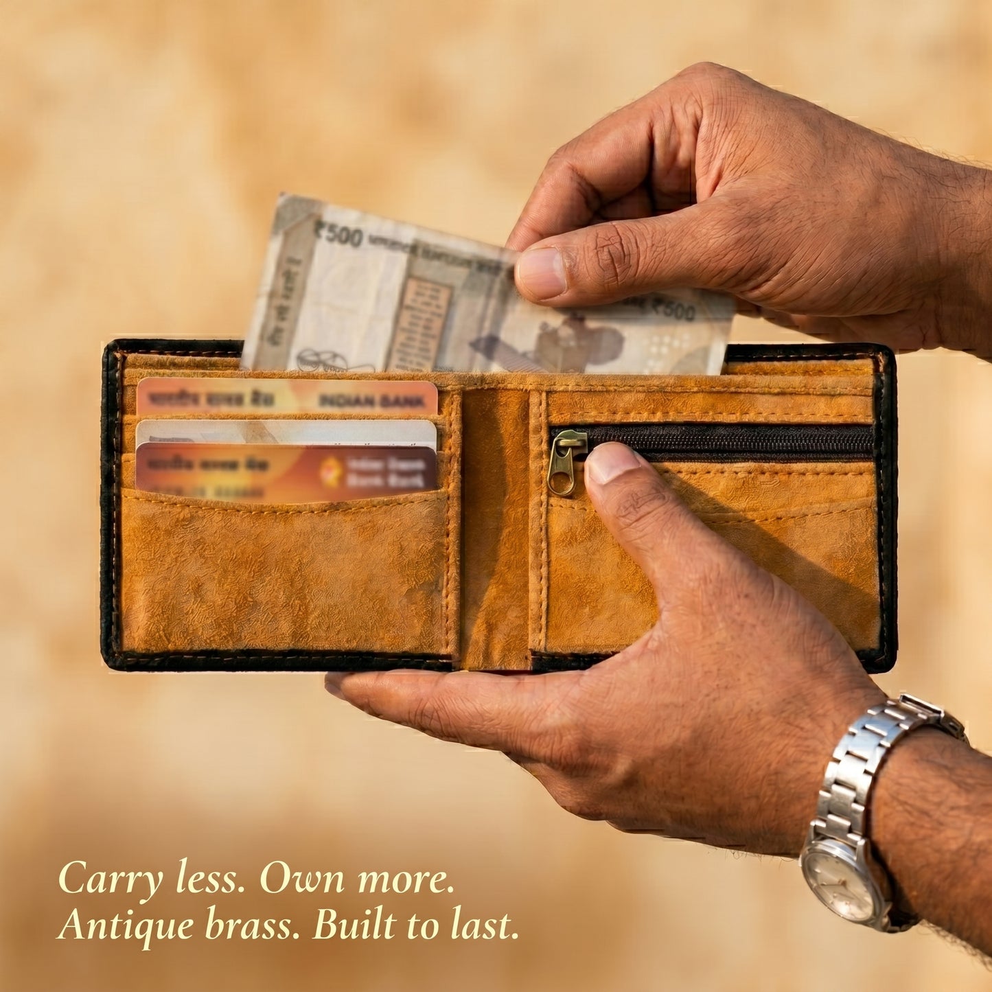 Navy Bifold Wallet