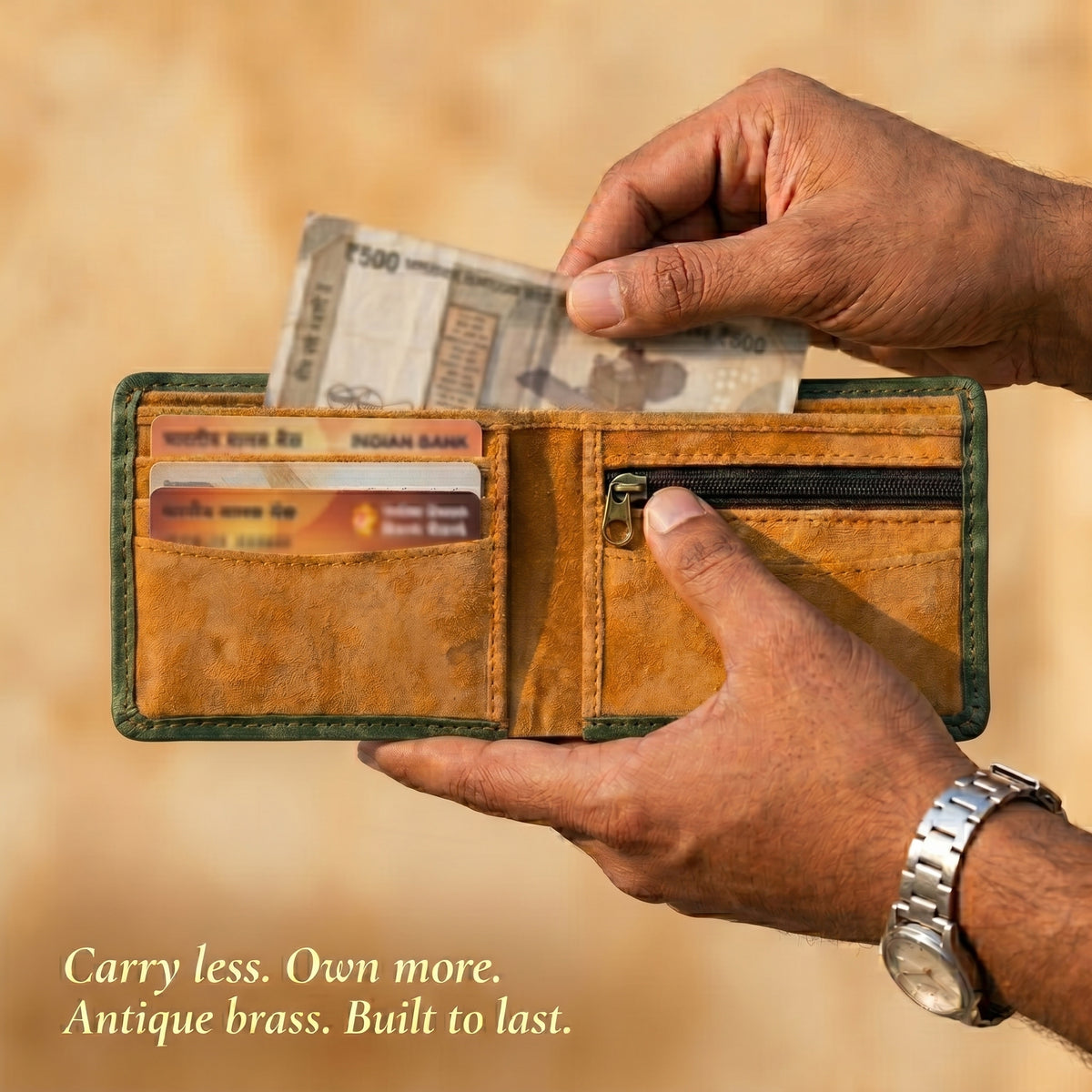 Olive Bifold Wallet