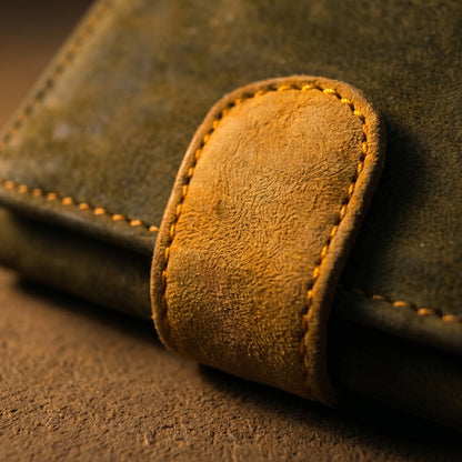 Olive Trifold Wallet