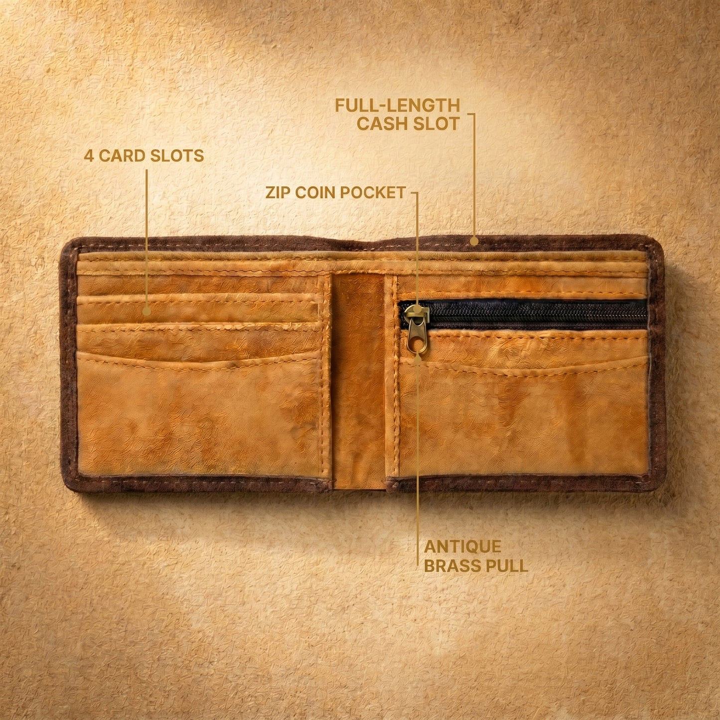 Coffee Bifold Wallet