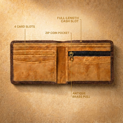 Coffee Bifold Wallet