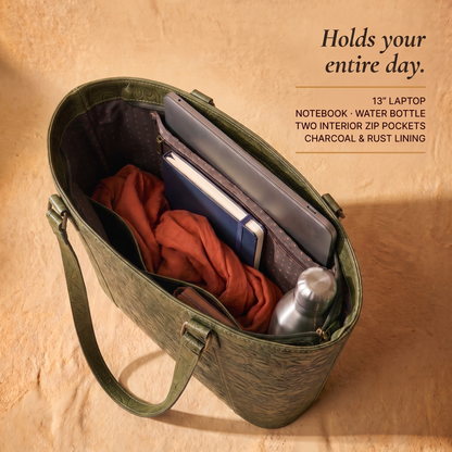 Desert Cognac Mughal Tote