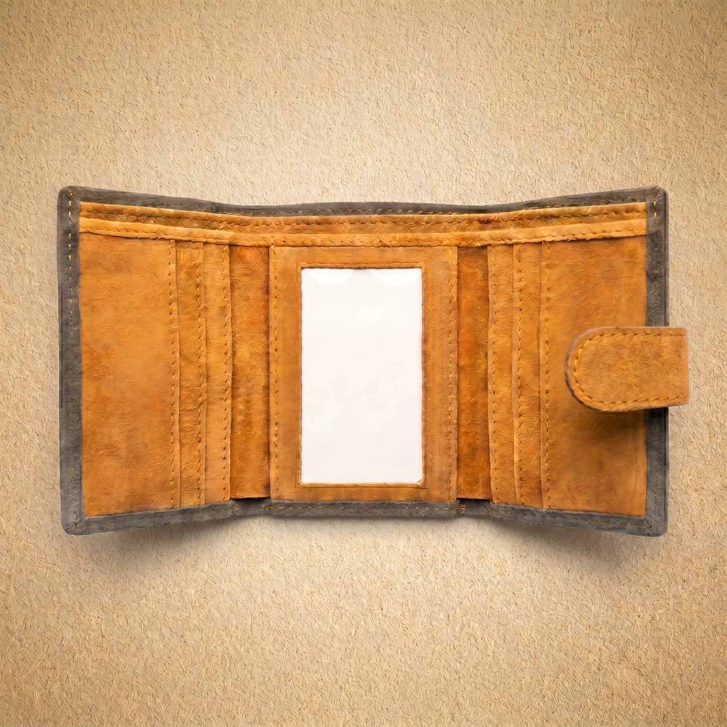 Grey Trifold Wallet