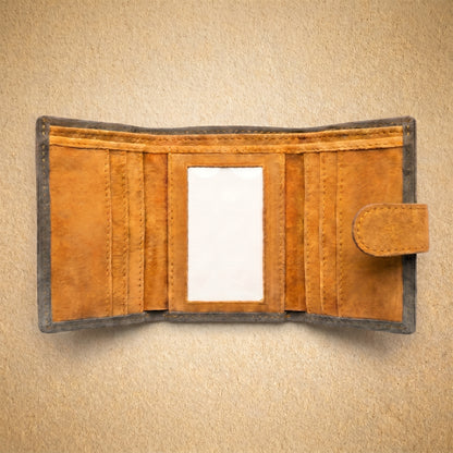 Grey Trifold Wallet