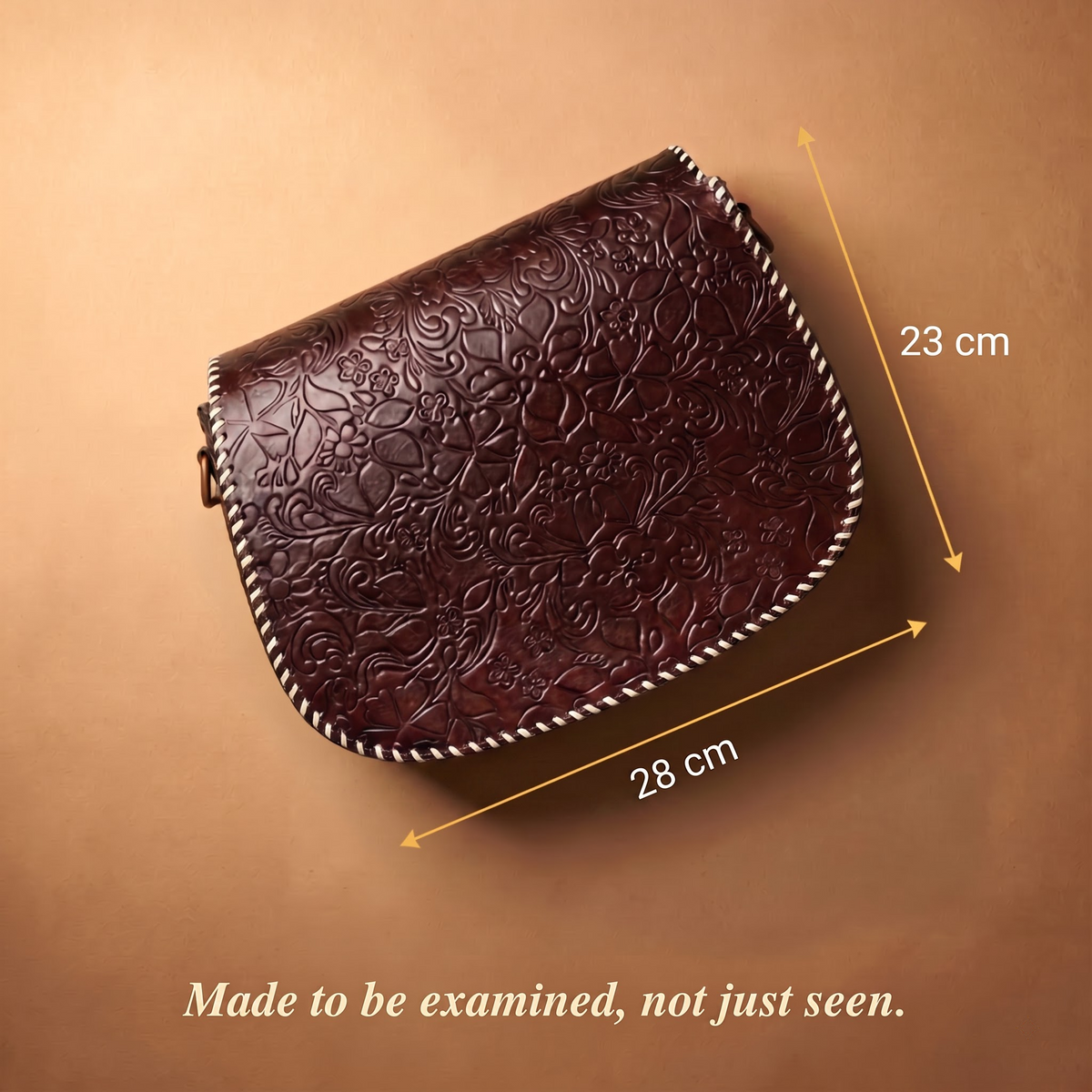 Medallion Crossbody - Oxblood