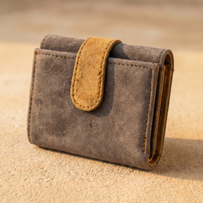 Grey Trifold Wallet