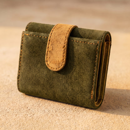 Olive Trifold Wallet
