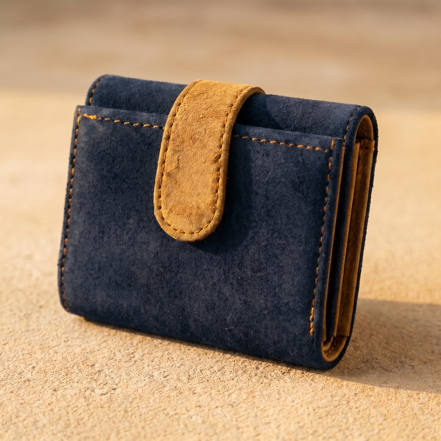 Navy Trifold Wallet