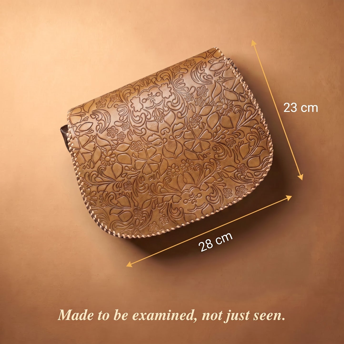 Medallion Crossbody - Desert Tan